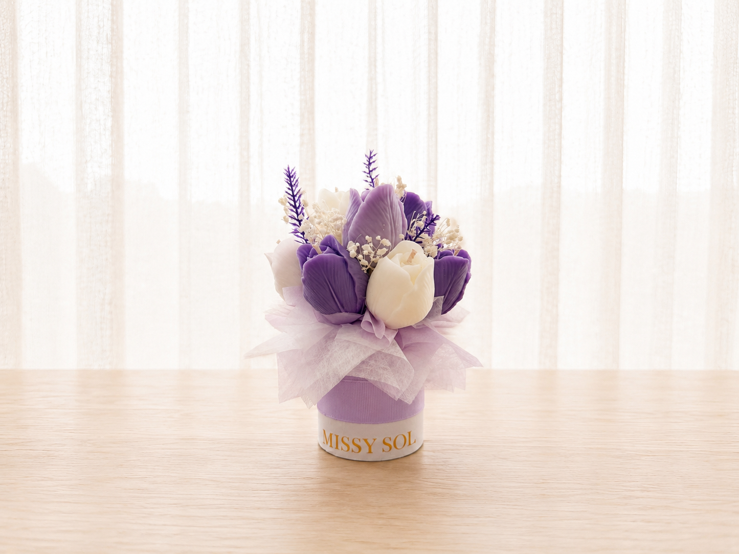 The Tulip Bouquet - Mini, Purple