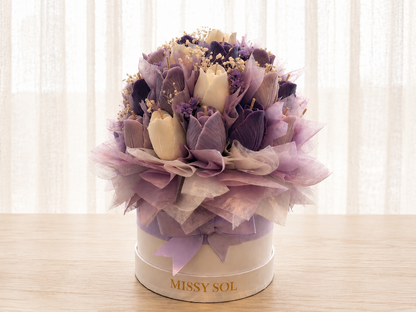 The Tulip Bouquet - Classic, Purple